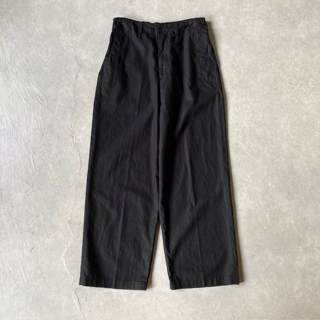 D.M.G リネンコットンキャンバス  ストレートイージーパンツ