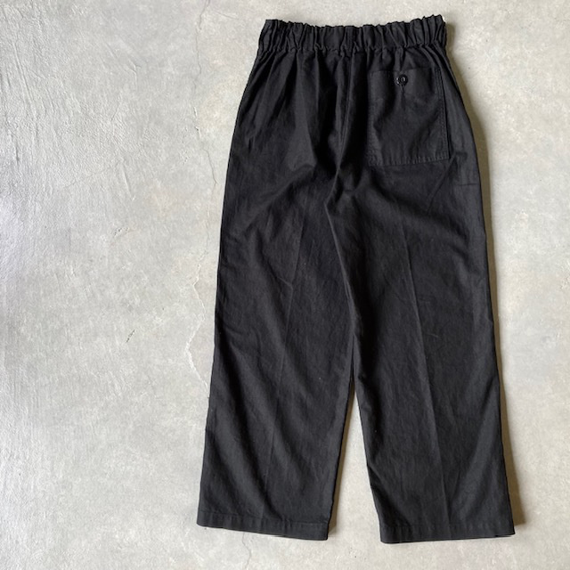 D.M.G リネンコットンキャンバス  ストレートイージーパンツ