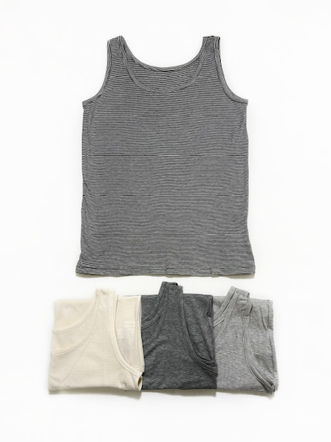 maison de soil  SZ SINGLE JERSEY U-NECK  2WAY TANK TOP