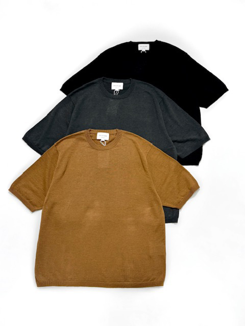 STILL BY HAND  コットンリネンニットT