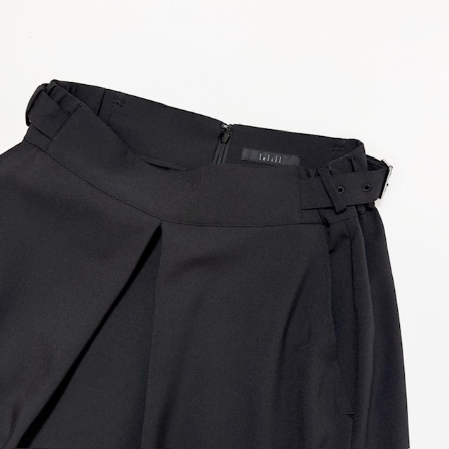 Lelill サイドベルトAラインスカート