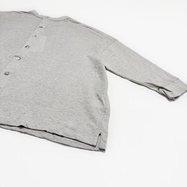 PRIT ヨーロッパリネン天竺7分袖 2wayワイドカーディガン