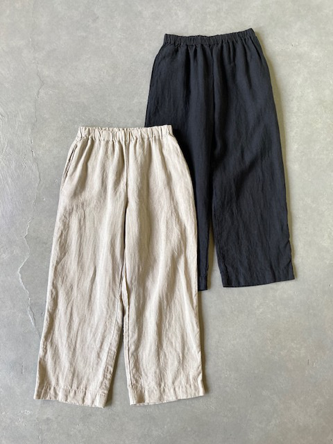 PRIT フレンチリネンキャンバス パジャマパンツ