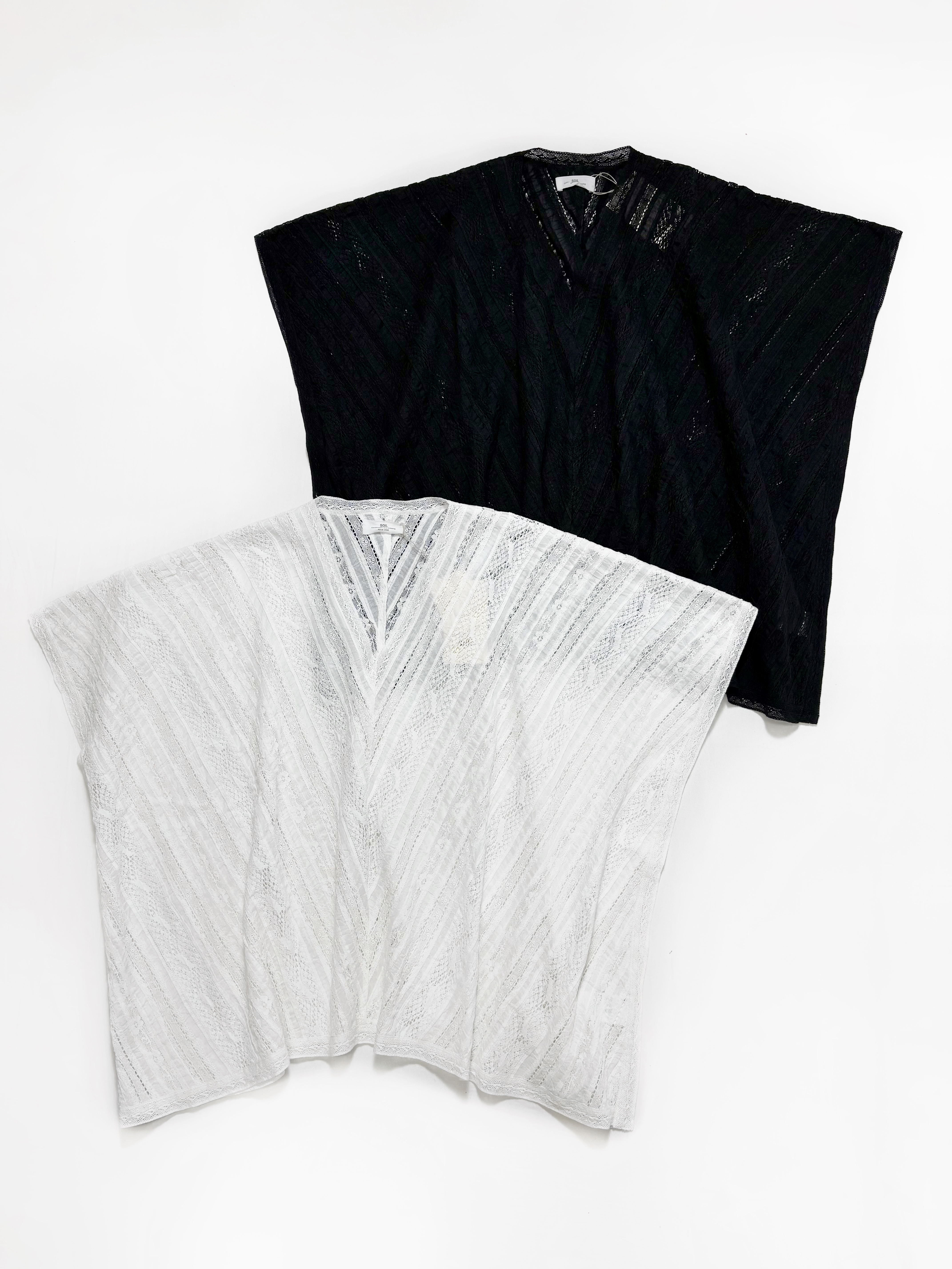 SOIL VOILE ALL LACE PONCHO