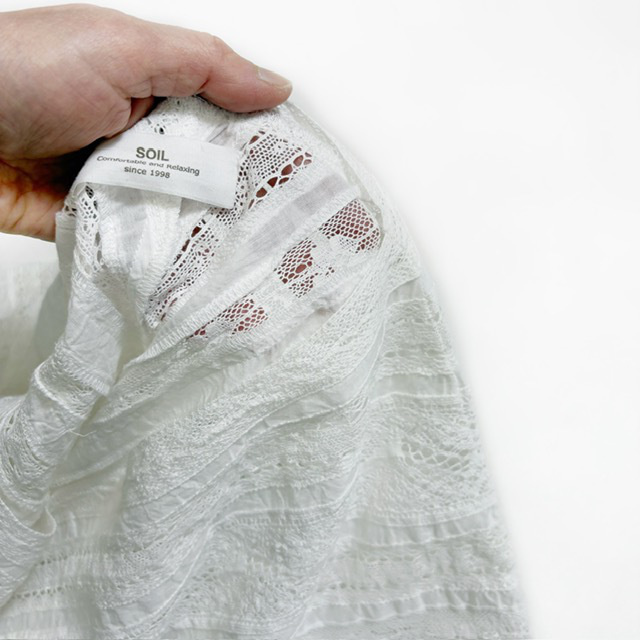 SOIL VOILE ALL LACE PONCHO