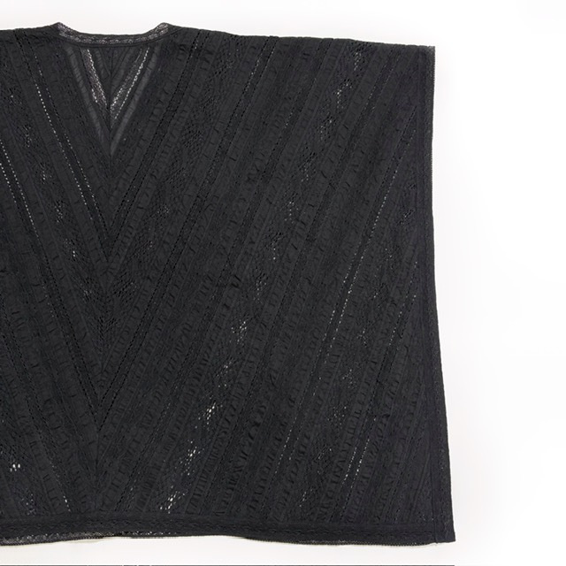 SOIL VOILE ALL LACE PONCHO