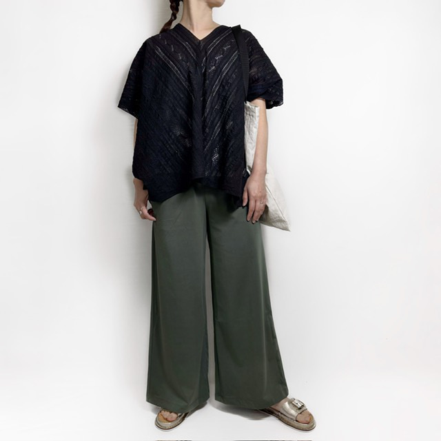 SOIL VOILE ALL LACE PONCHO