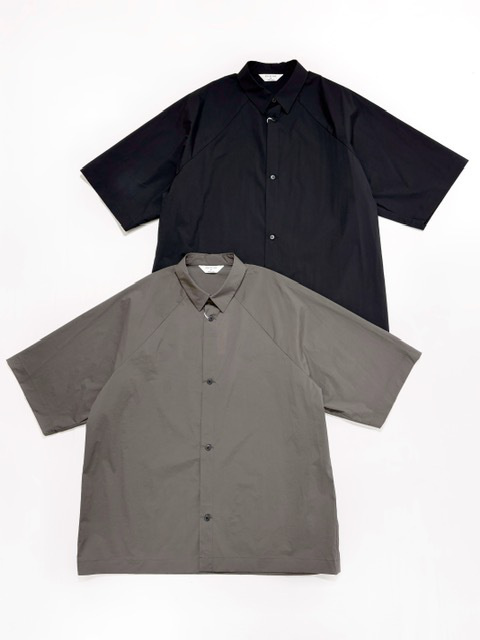 SOIL  80s VOILE PLAIN WITH CUT WORK LACE  BANDED COLLAR PINTUCK SHIRT