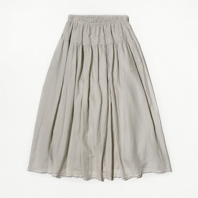 SOIL SUPER FINE VOIL with SELVEGE GATHERED SKIRT