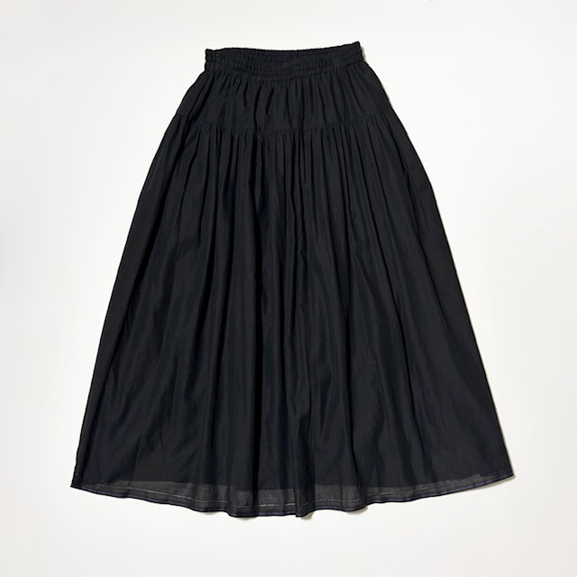 SOIL SUPER FINE VOIL with SELVEGE GATHERED SKIRT