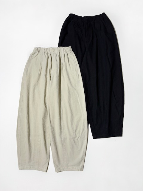 JOHNBULL  コットンリネンバレルパンツ