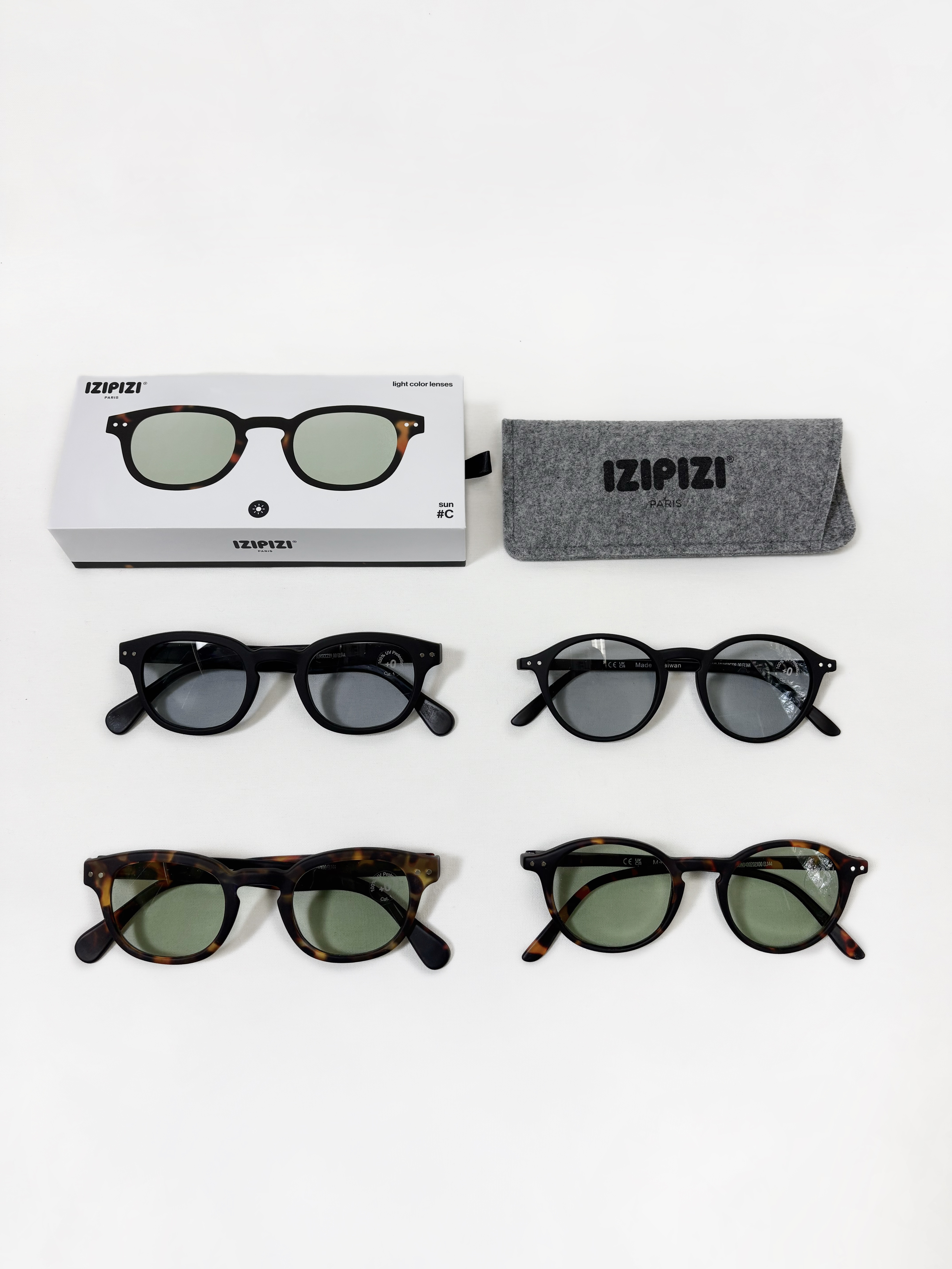 IZIPIZI SUN LIGHT COLOR GLASSES #C & #D