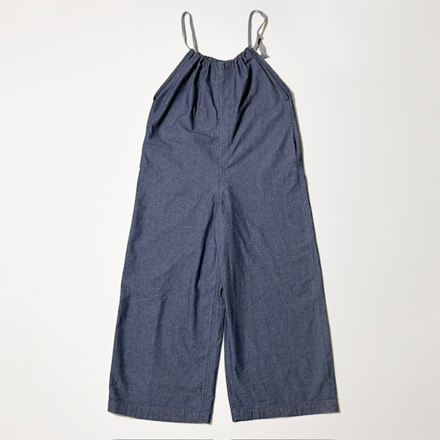 JOHNBULL シャンブレードローストリングサロペット