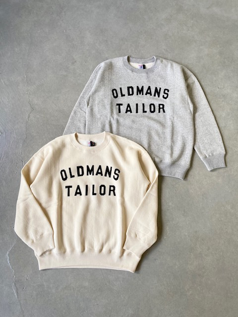 OLDMAN'S TAILOR OMT PRINT CREW SWEAT