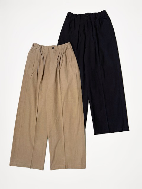 JOHNBULL リネンミックスタックトラウザー