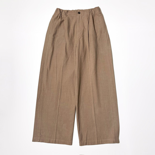 JOHNBULL リネンミックスタックトラウザー