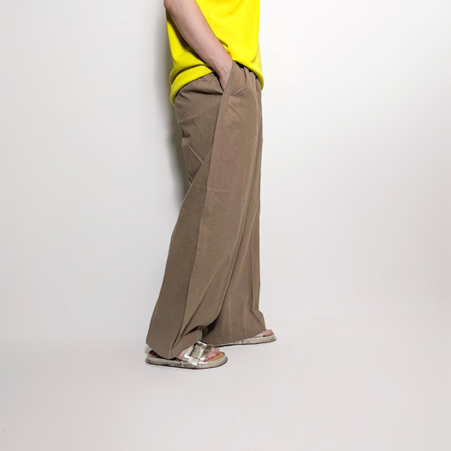 JOHNBULL リネンミックスタックトラウザー