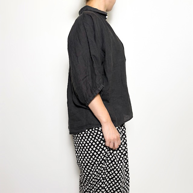 Brocante リネンキャンバスグランシャツ