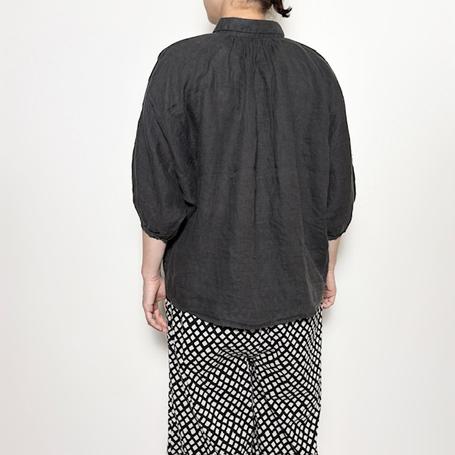 Brocante リネンキャンバスグランシャツ