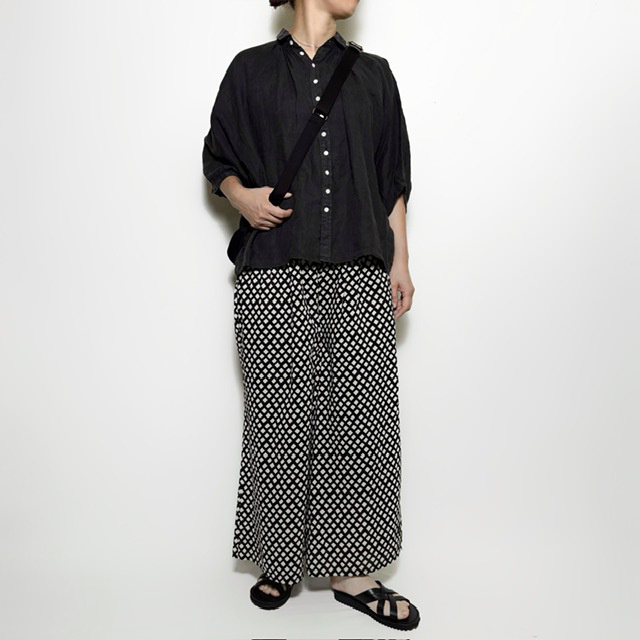 Brocante リネンキャンバスグランシャツ