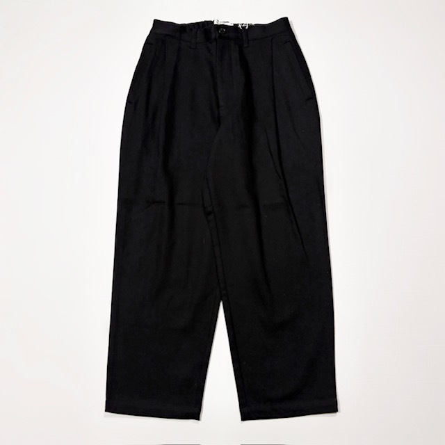 STILL BY HAND コットンツイルワンタックパンツ