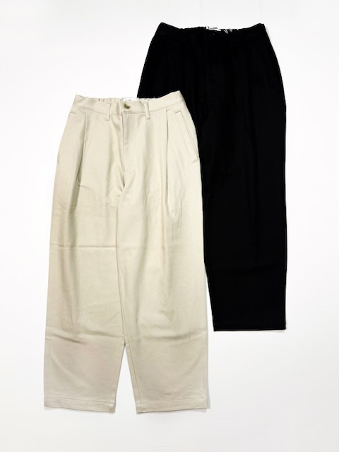 STILL BY HAND  コットンツイルワンタックパンツ