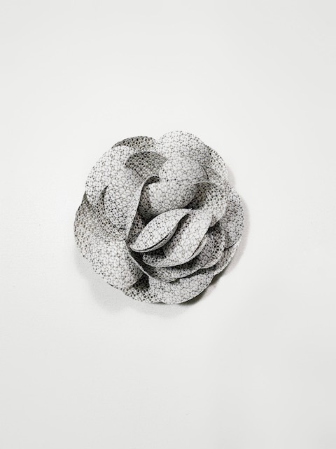 ARTE POVERA  セレモニー リネンポリエステル混  コサージュ(ピン仕様)