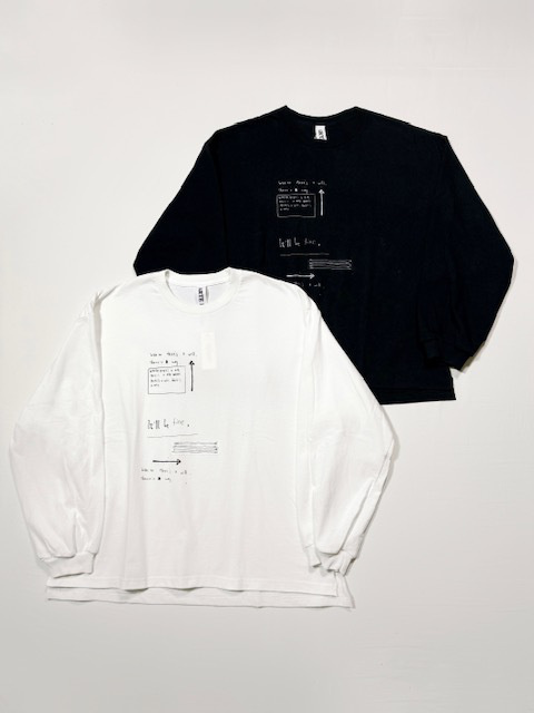 ARTE POVERA  NATSUME KOTETSU コラボ  ギルダン RE-message ロンT