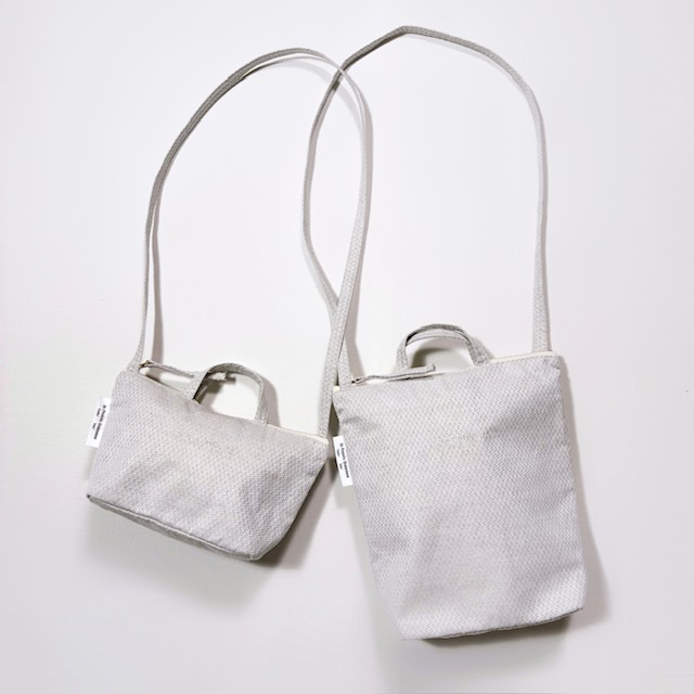 ARTE POVERA セレモニー リネンポリエステル混 サコッシュS