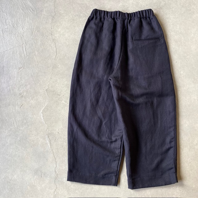 ARTEPOVERA セレモニー リネンポリエステル混 2タックイージーパンツ