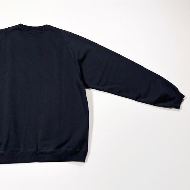 STILL BY HAND フレンチテリーラグランスリーブクルーネック