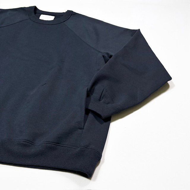 STILL BY HAND フレンチテリーラグランスリーブクルーネック