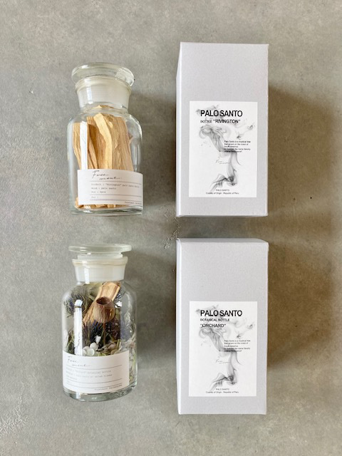 Foretment PALO SANT BOTTLE"RIVINGTON" &  BOTANICAL PALO SANT BOTTLE  "ORCHARD" L size