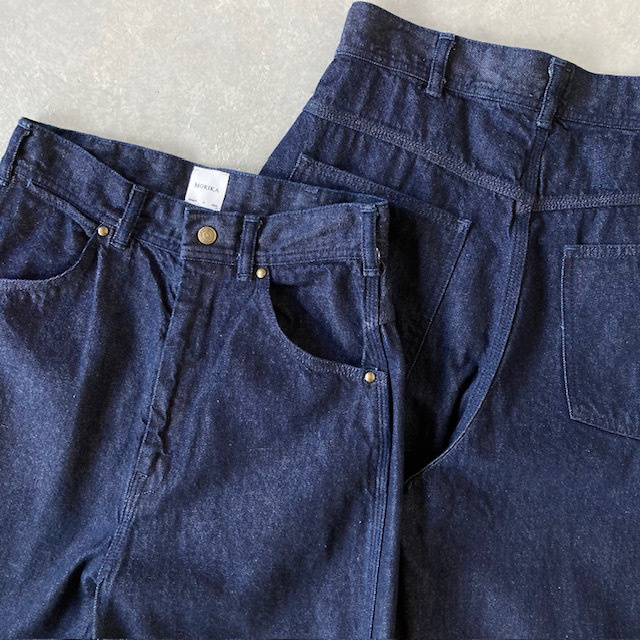 MORIKA ルーズペインターデニムパンツ