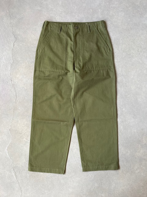 HTS (HARROW TOWN STORES) COTTON LINEN KERSEY BAKER PANTS