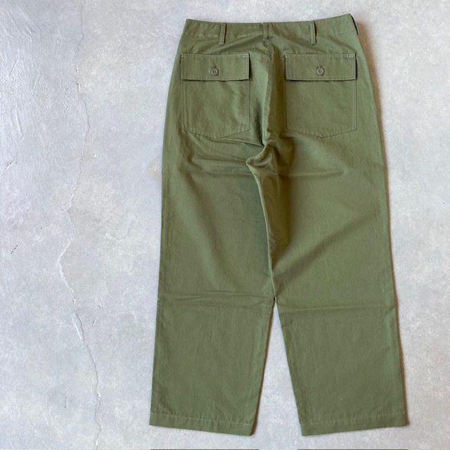 HTS (HARROW TOWN STORES) COTTON LINEN KERSEY BAKER PANTS