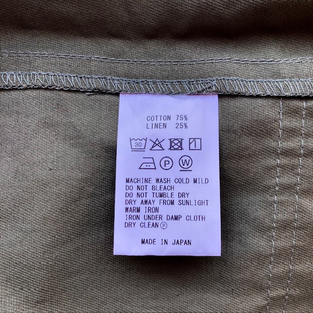 HTS (HARROW TOWN STORES) COTTON LINEN KERSEY BAKER PANTS