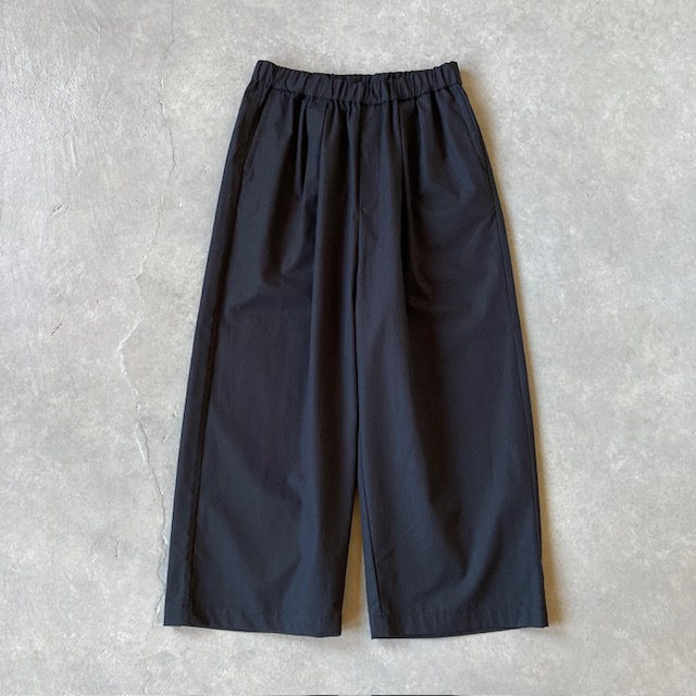 maison de soil COTTON DYED WEATHER 2TUCK WIDE EASY PANTS