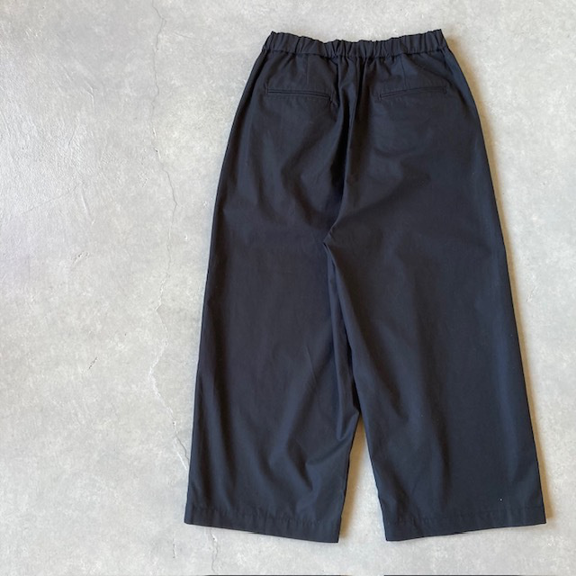maison de soil COTTON DYED WEATHER 2TUCK WIDE EASY PANTS