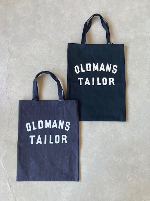 OLDMAN'S TAILOR  OMT PRINT DENIM TOTE BAG