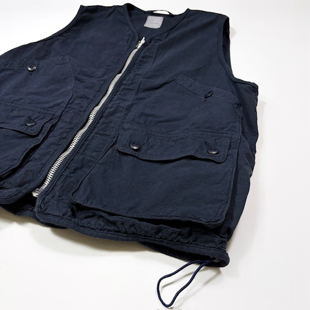 SAGE DE CRET コットンヘンプウェザー ロングワークベスト