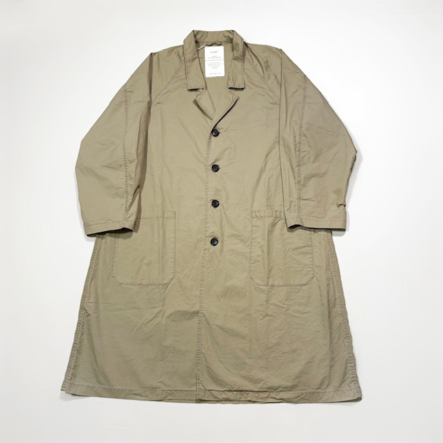 H.UNIT TWILL RAGLAN ATELIER COAT