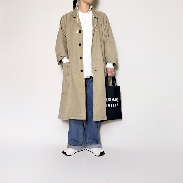 H.UNIT TWILL RAGLAN ATELIER COAT