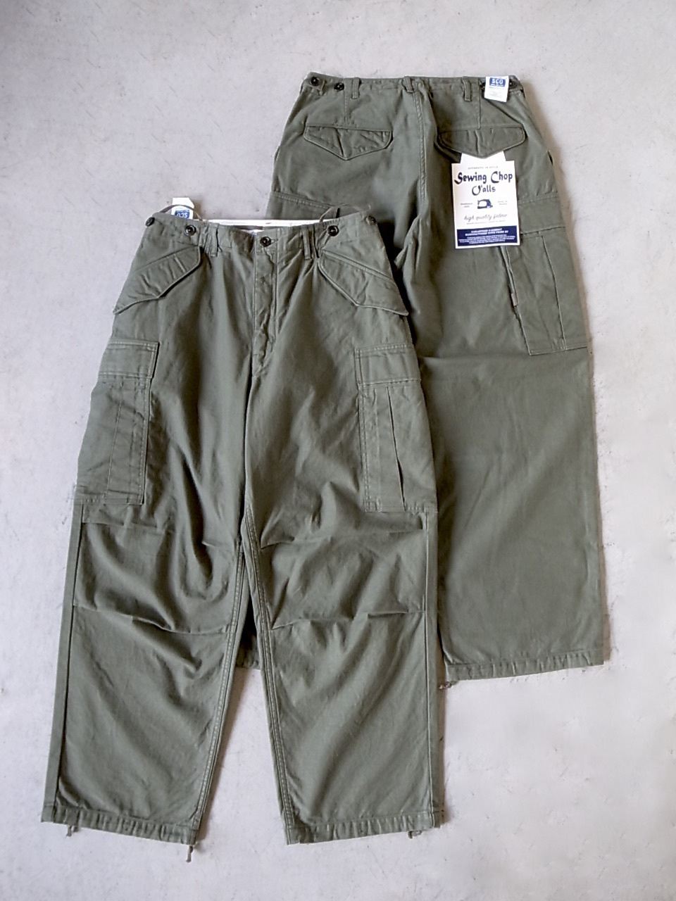 Sewing Chop O'alls by Johnbull